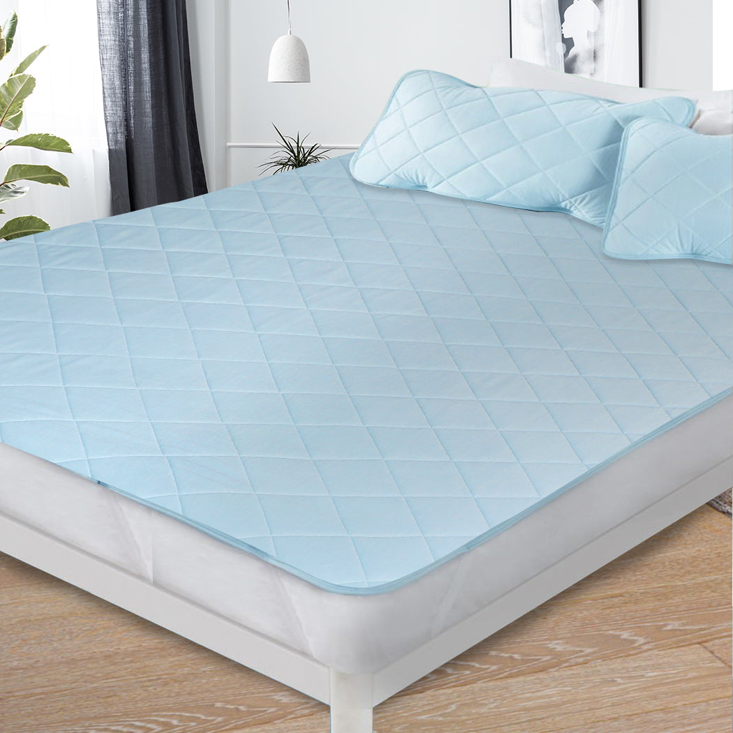 Minimalist Mattress Protector Cool Topper Double Soft Cushion
