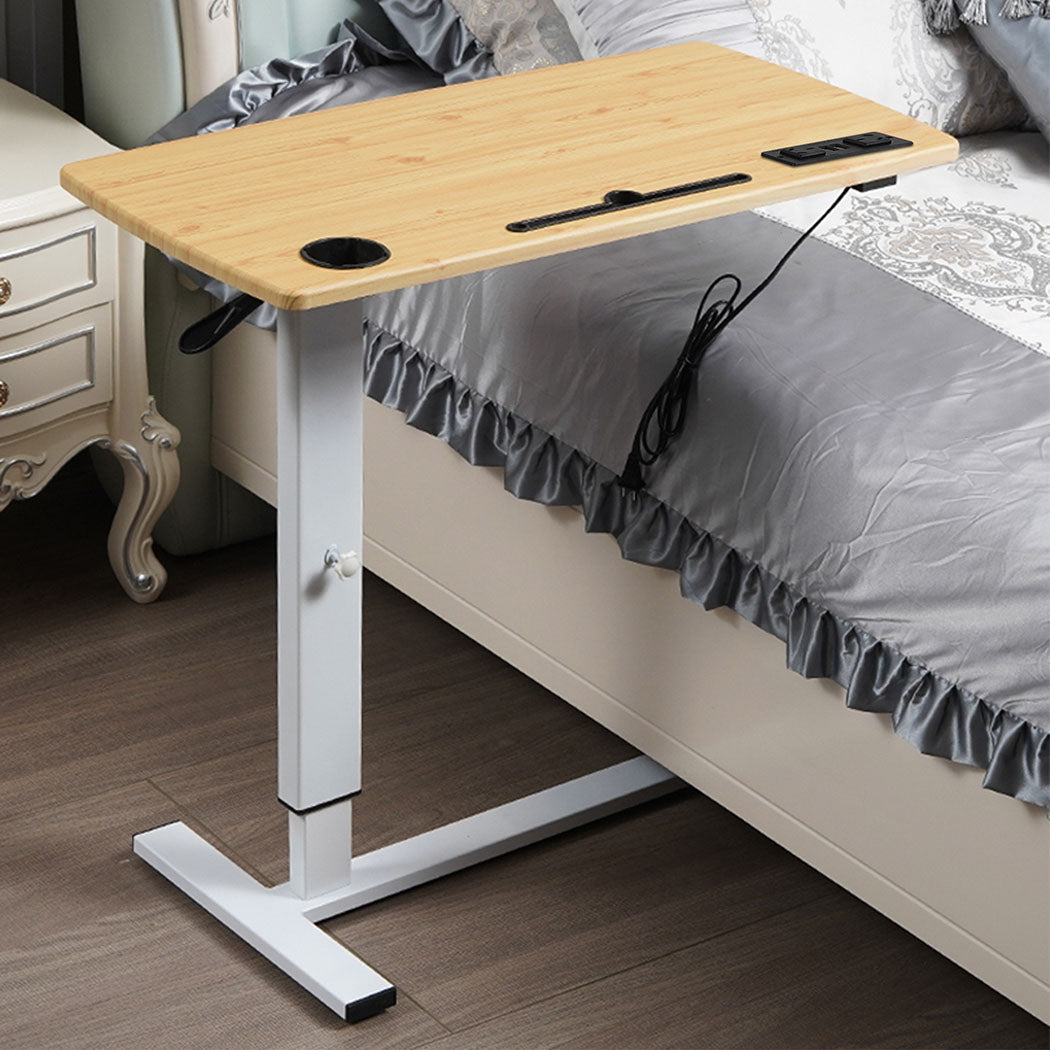 Premium Standing Desk Height Adjustable Oak Durable Frame Classic