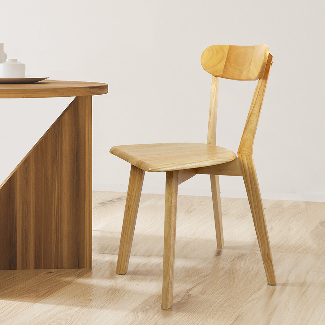 Luxury 2x Dining Chairs Wooden Kitchen Chair Soft Cushion Classic