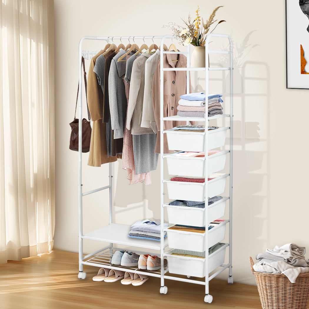 Contemporary 94CM Clothes Rack Stand Heavy Duty Hanging Adjustable