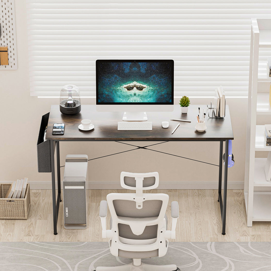 Versatile Computer Desk Study Table Storage 100cm Easy Assembly