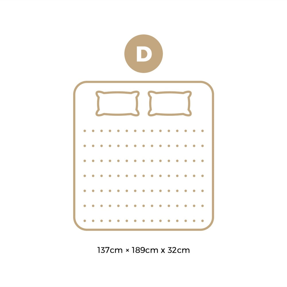 Double Mattress Bamboo Pocket Spring 32cm | HomeAndLiving