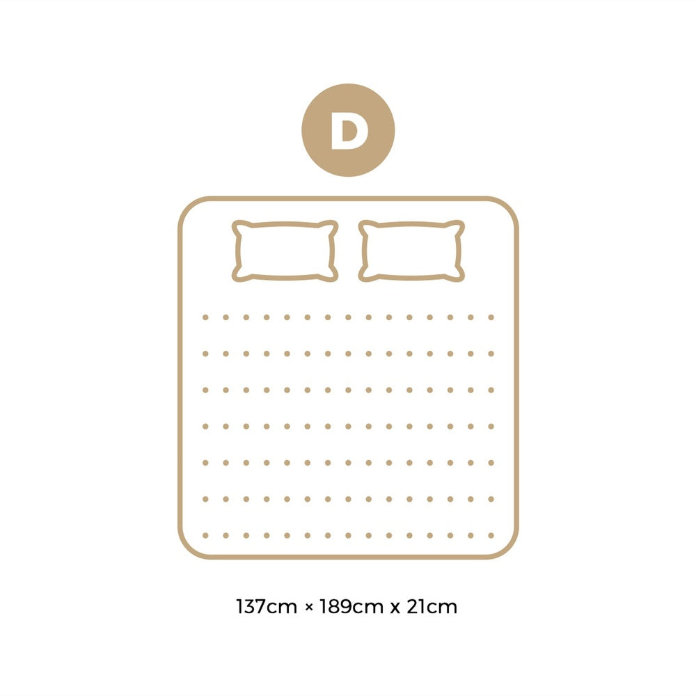 Double Mattress Pocket Spring Extra Firm 21cm | HomeAndLivin - 9