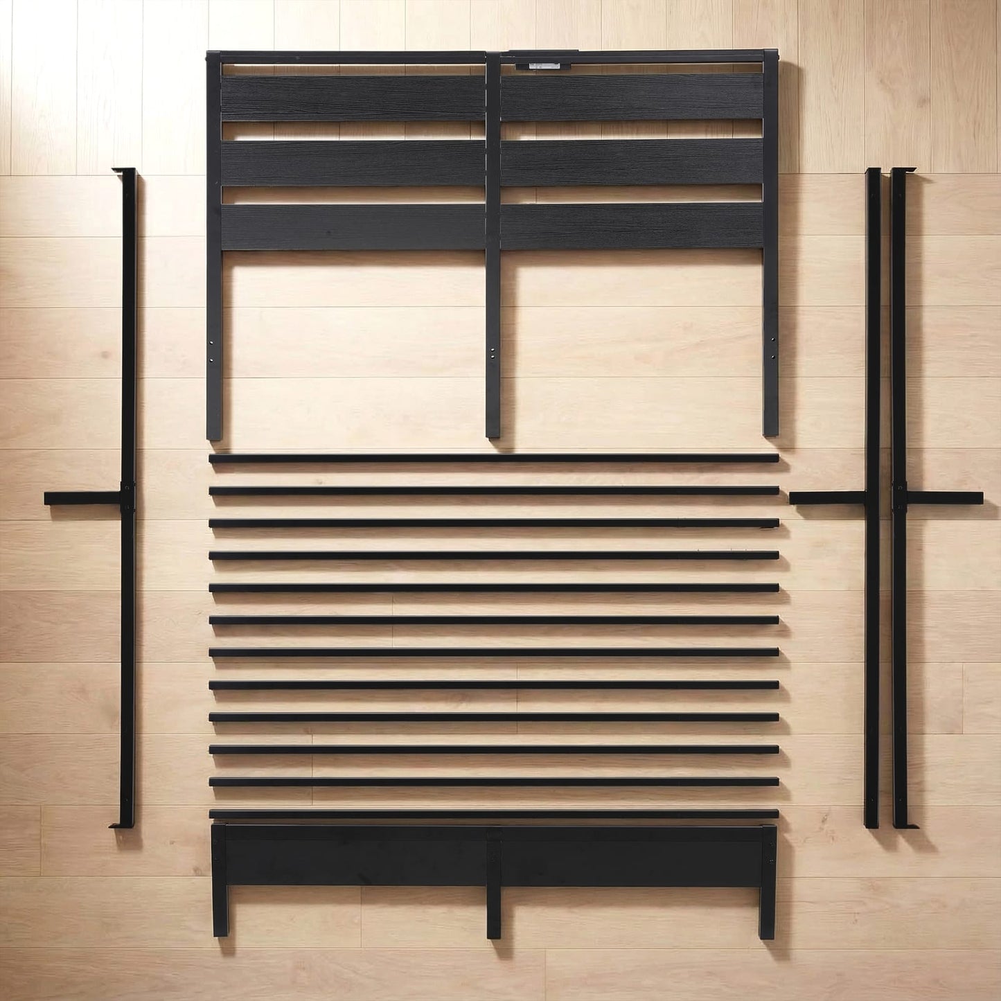 Queen Bed Frame With Led Lights 203x153cm