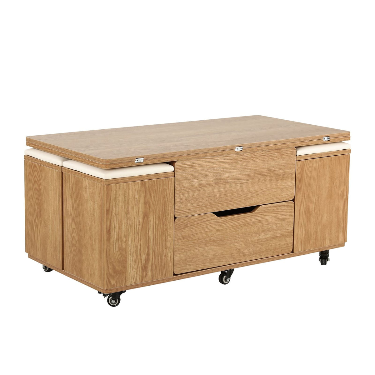 Lift Top Coffee Table With Storage 100x100cm