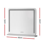 Makeup Mirror With Light Hollywood Vanity Led Mirrors White 50X60Cm