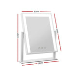 Makeup Mirror 30X40Cm With Led Light Lighted Standing Mirrors White