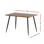 Dining Table 4 Seater Kitchen Cafe Wooden Table Rectangular