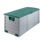 Outdoor Storage Box 290L Lockable Organiser Garden Deck Shed Tool Green