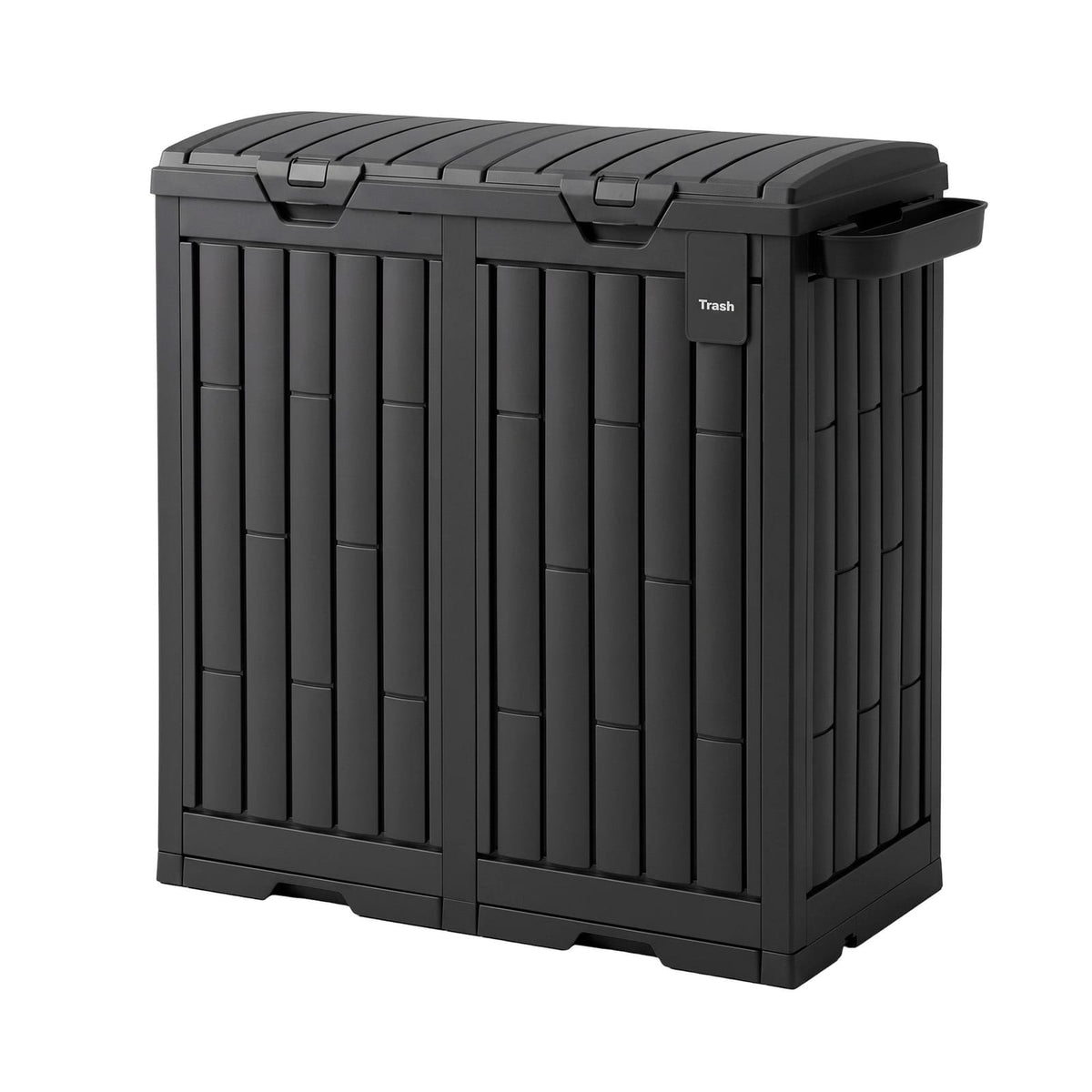Outdoor Dual Compartment Trash Can 78x41x87cm