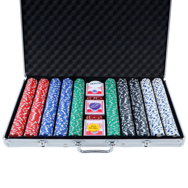  1000Pcs Poker Chips Set With Case