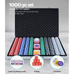 1000Pcs Poker Chips Set With Case