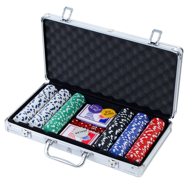  300Pcs Poker Chips Set With Case