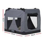 Pet Carrier Soft Crate Dog Cat Travel 121X80Cm Foldable Car 4Xl