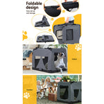 Pet Carrier Soft Crate Dog Cat Travel 121X80Cm Foldable Car 4Xl