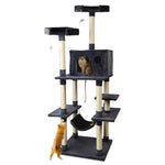 Cat Tree 184Cm Tower Scratching Post Scratcher Wood Trees Bed House