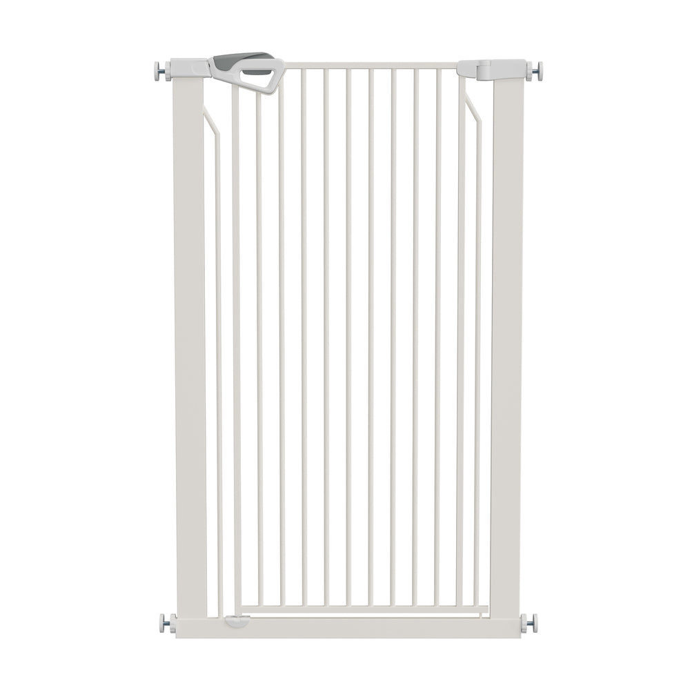120cm Retractable Safety Gate Pet Fence Guard Door White