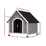 Xl Dog Kennel Wooden House Indoor/Outdoor Weatherproof