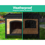 Large Wooden Dog Kennel Indoor/Outdoor Pet Crate