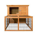 Chicken Coop 96X96X100Cm Rabbit Hutch Large Wooden House