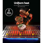 Portable Gas Bbq Grill With Double Sided Plate