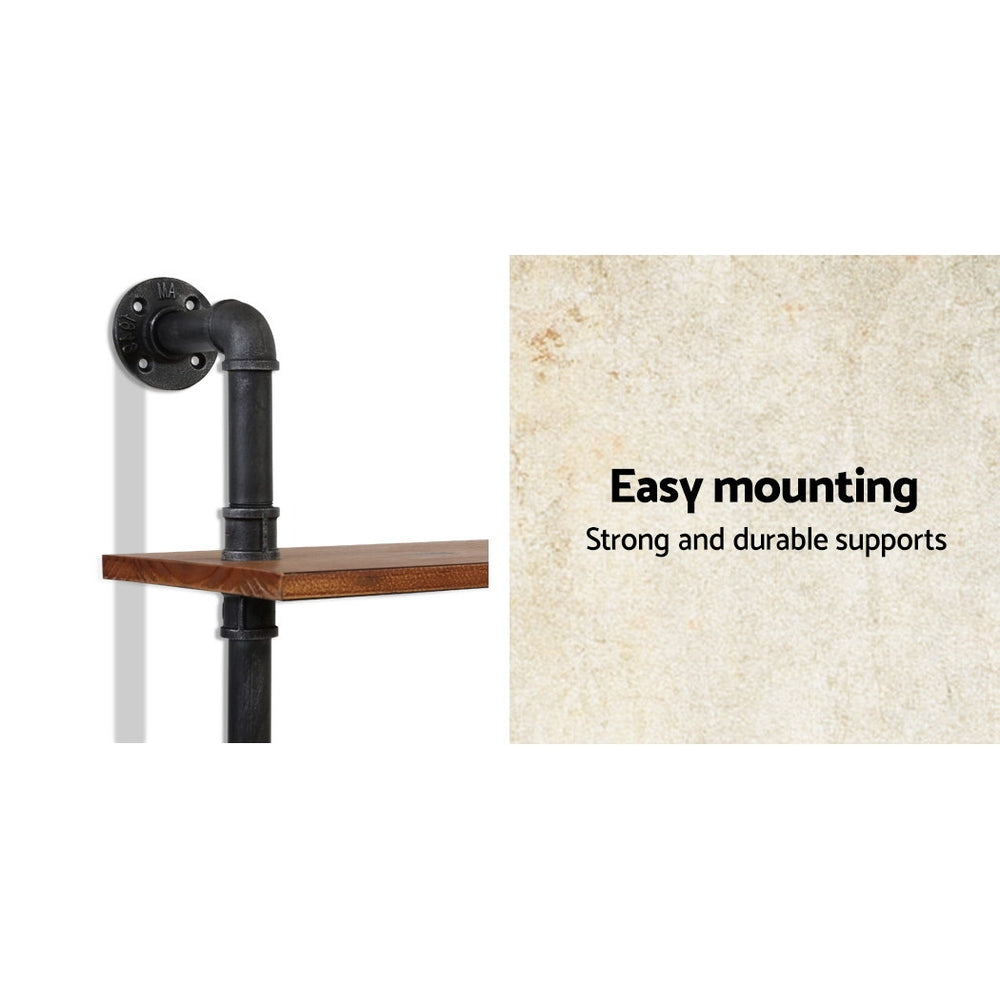 Floating Diy Pipe Shelf 3 Tiers - Irma