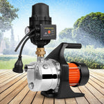 Garden Water Pump High Pressure 1500W Tank Rain Farm Irrigation House Black