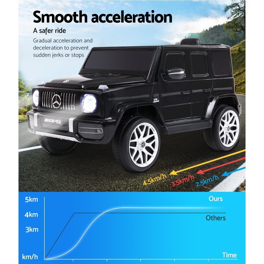 Kids Electric Ride On Car Mercedes-Benz Amg G63 12V Black