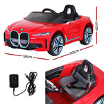 Kids Ride On Car Licensed I4 Sports Remote Control Electric 12V Red/White