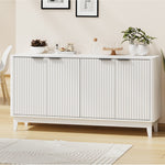 Buffet Sideboard Storage Cabinet 4 Doors Cupboard