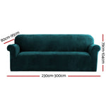 Sofa Cover Couch Covers 4 Seater Velvet Agate Green