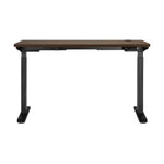 Standing Desk Electric Height Adjustable Motorised Sit Stand Desk 150cm Black and Walnut