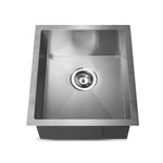 Kitchen Sink 45X39Cm Stainless Steel Basin Single Bowl Laundry Silver