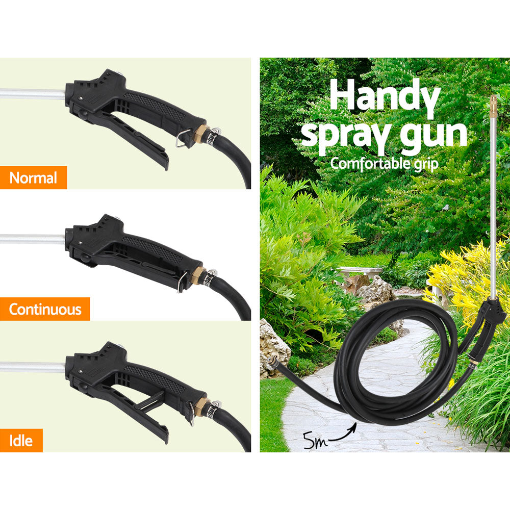 Weed Sprayer 100L Trailer Boom Garden Spray