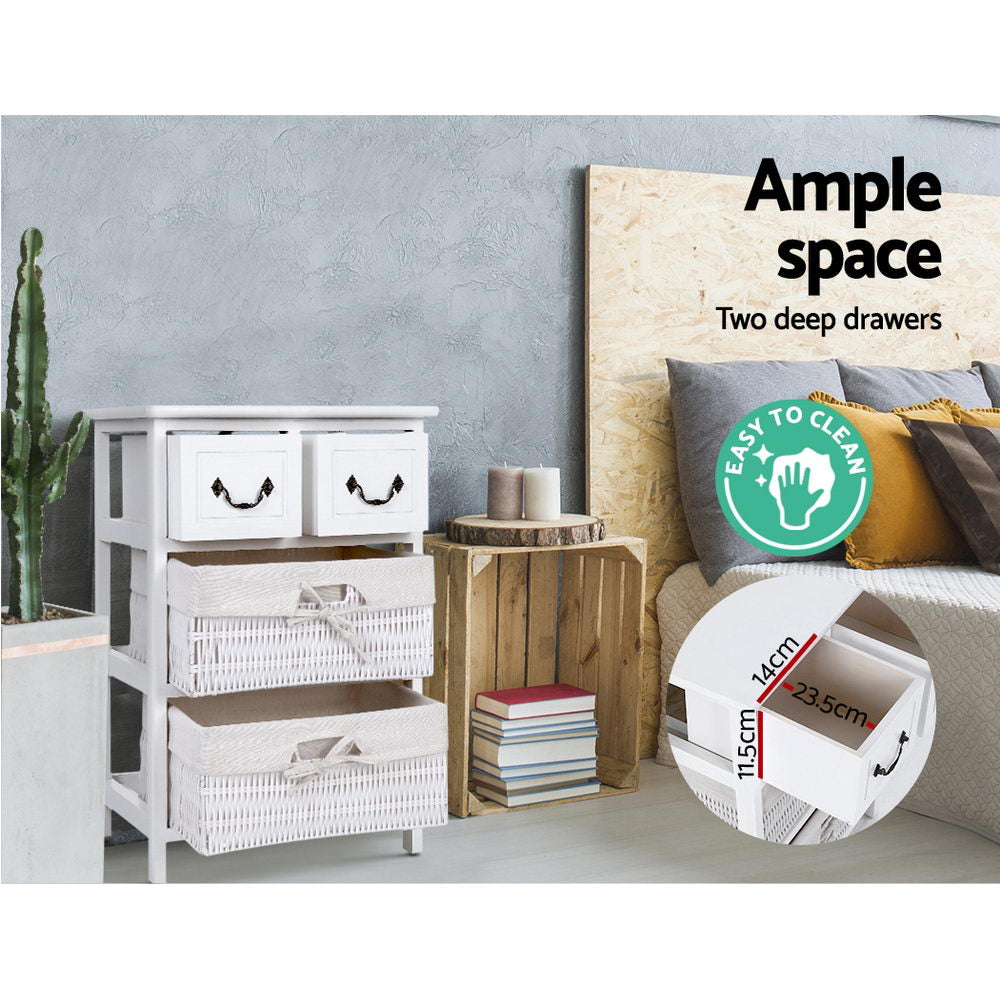 Storage Cabinet Dresser Chest of Drawers Bathroom Lamp Side