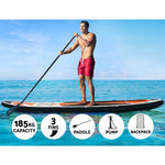 Stand Up Paddle Board 11Ft Inflatable Sup Surfboard Paddleboard Kayak Red