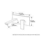 Bathroom Basin Mixer Tap Separate Faucet Vanity Laundry Chrome