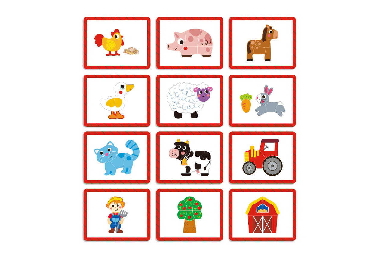 Magnetic Travel Play Box - Farm