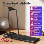 Treadmill Electric Walking Pad Under Desk Home Gym Fitness 400Mm Grey