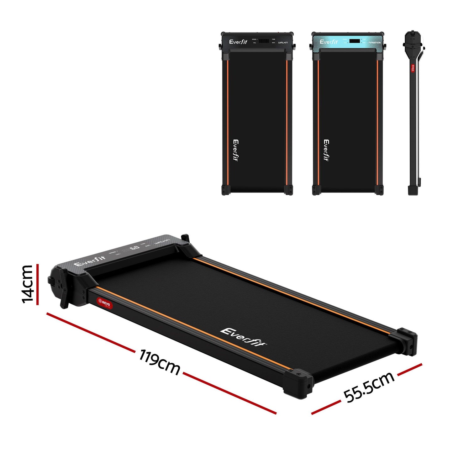 2-in-1 Walking Pad Treadmill Foot Massage | HomeAndLiving - 12