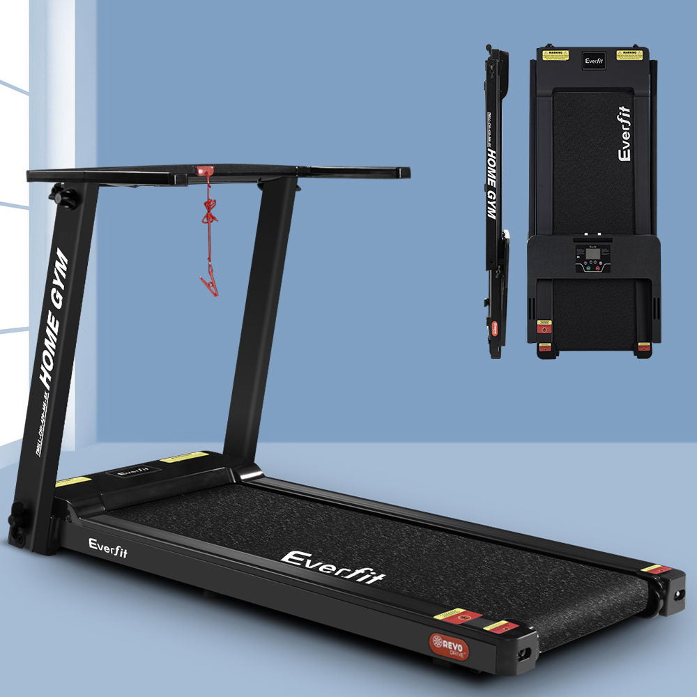 Treadmill Electric Home Gym Fitness Exercise Fully Foldable 420Mm Black