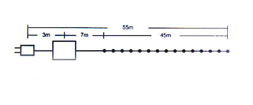 55M LED Christmas Fairy Light Clear String in Multi Color