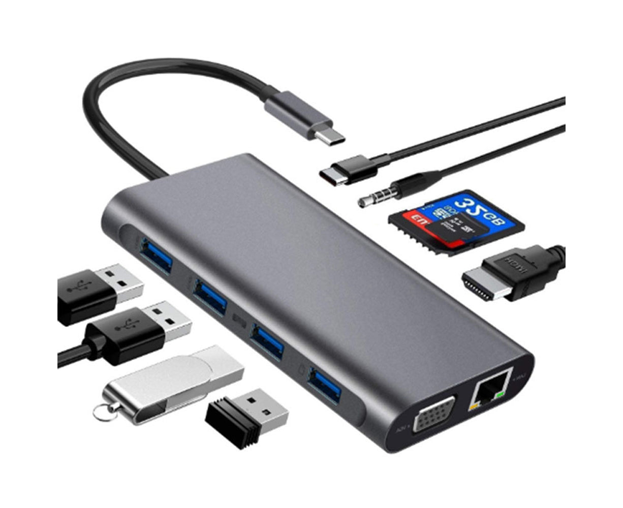 USB-C 11-in-1 Docking Station MacBook Hub | Home & Living - 6