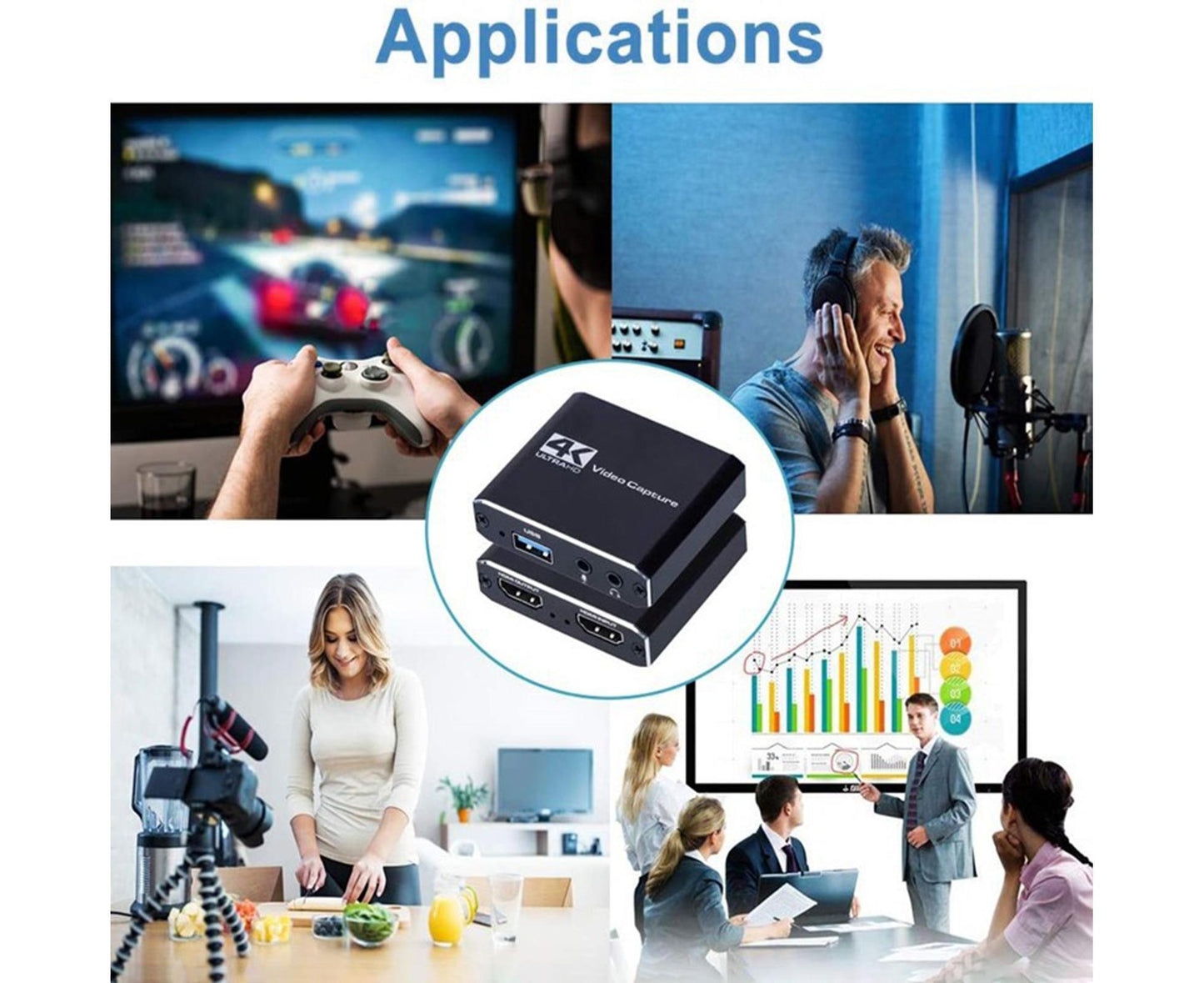 4K HDMI Video Capture Card USB Live Streaming | Home & Living