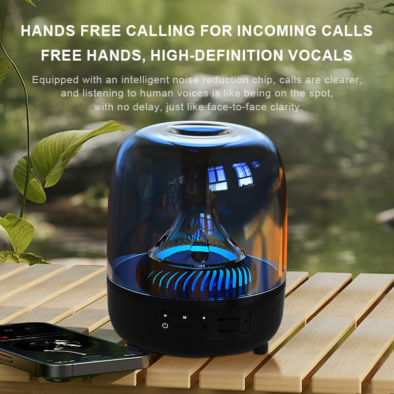 Portable Bluetooth Speaker RGB Ambient Light | HomeAndLiving