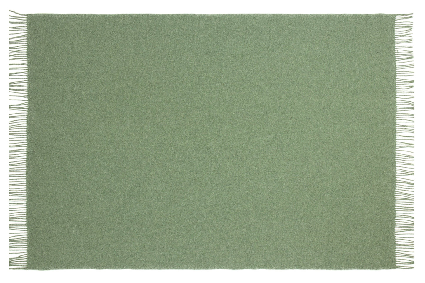 Brighton Throw - 100% Nz Wool - Sage
