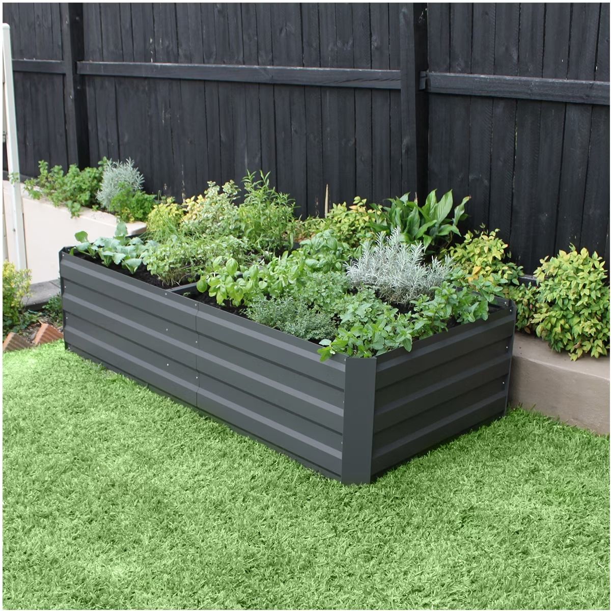 Large Garden Bed 180 X 90 X 45Cm Slat Support King Size