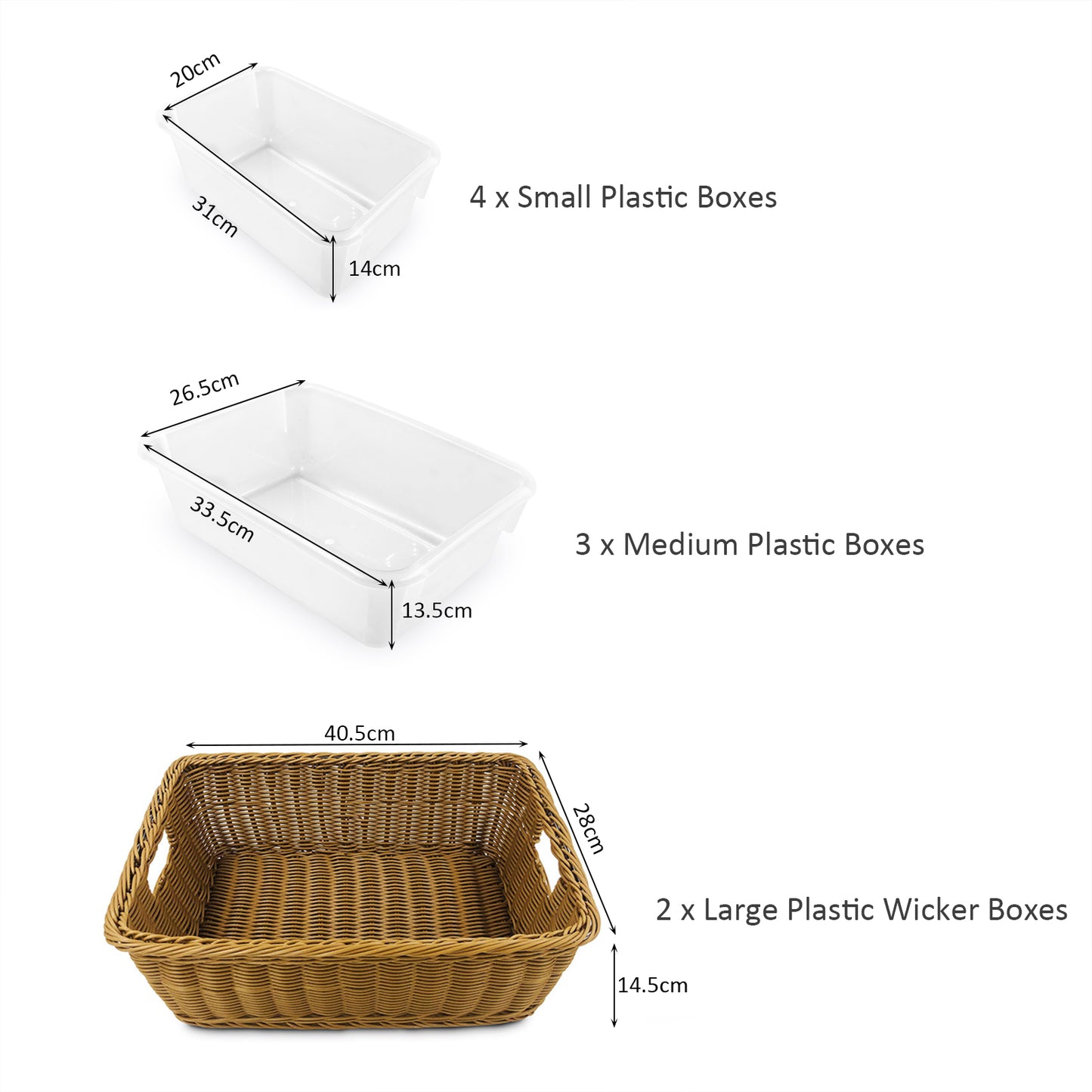 STEAM Trolley 3-in-1 Mobile Shelf Cabinet With 9 Storage Boxes