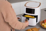 7L Digital Air Fryer (White Rose Gold) 1700W, <200°C, 8 Cooking Settings