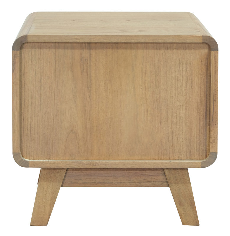 2 Drawer Bedside Table (Natural)
